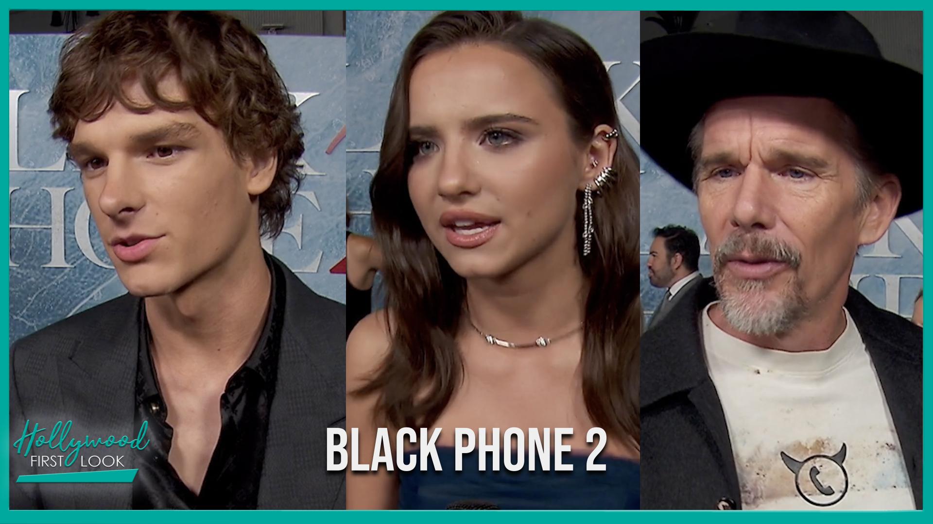 Black Phone 2 | Interview with Mason Thames, Madeleine McGraw, Ethan ...